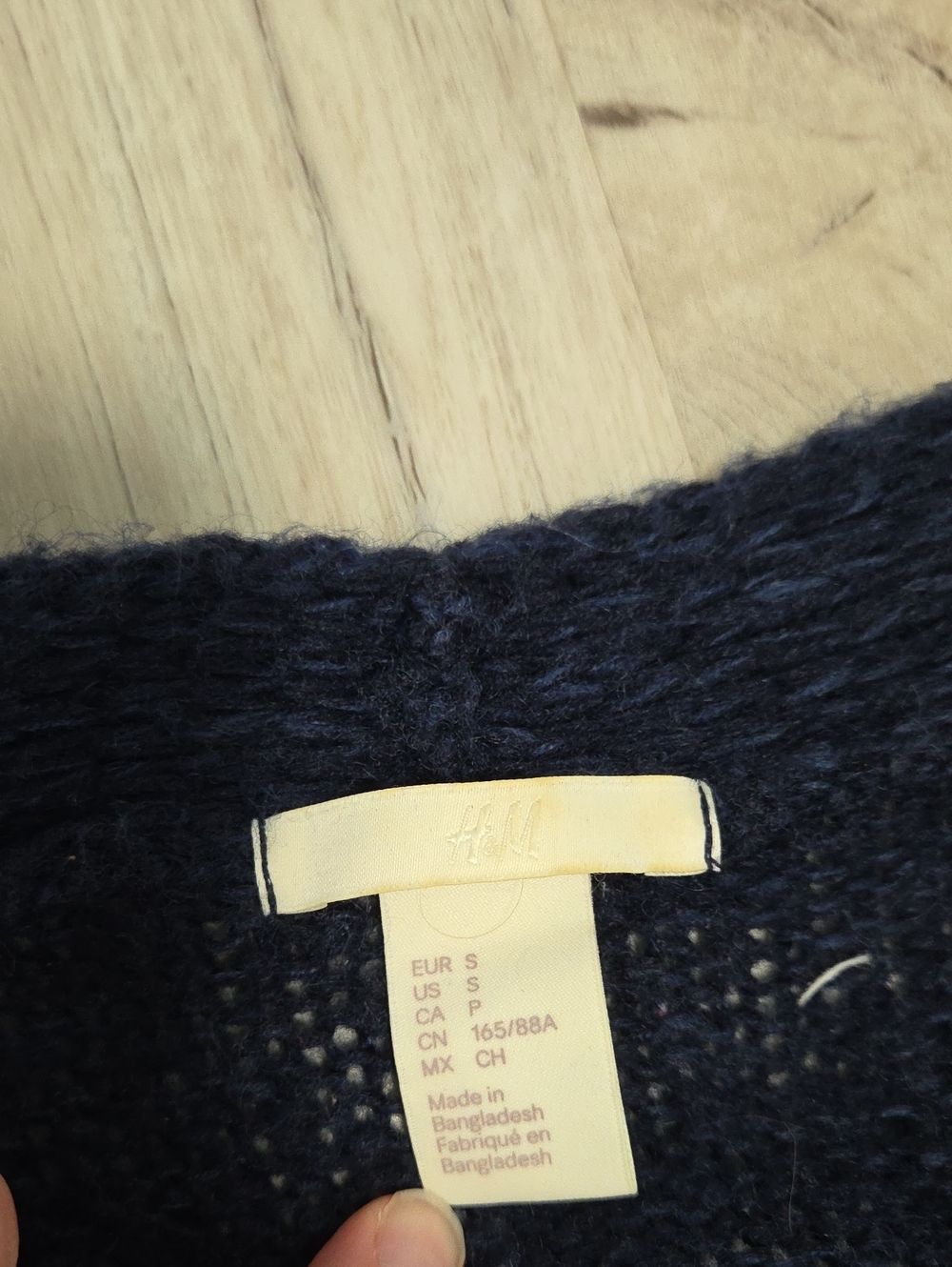 H&M Dark Navy Duster Cardigan - Picture 3 of 4
